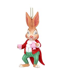Gisela Graham Mad March Hare Christmas Tree Decoration